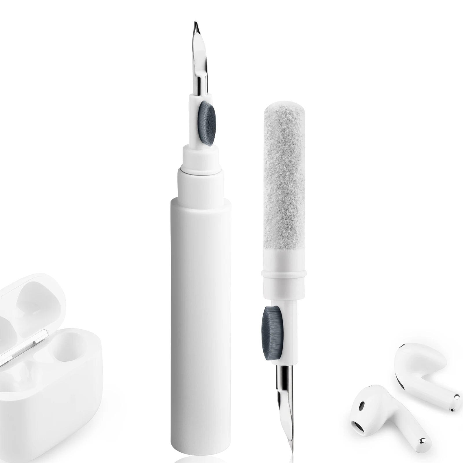 3-in-1 Bluetooth Earbuds Cleaning Pen – AirPods & Wireless Earphone Cleaner Tool