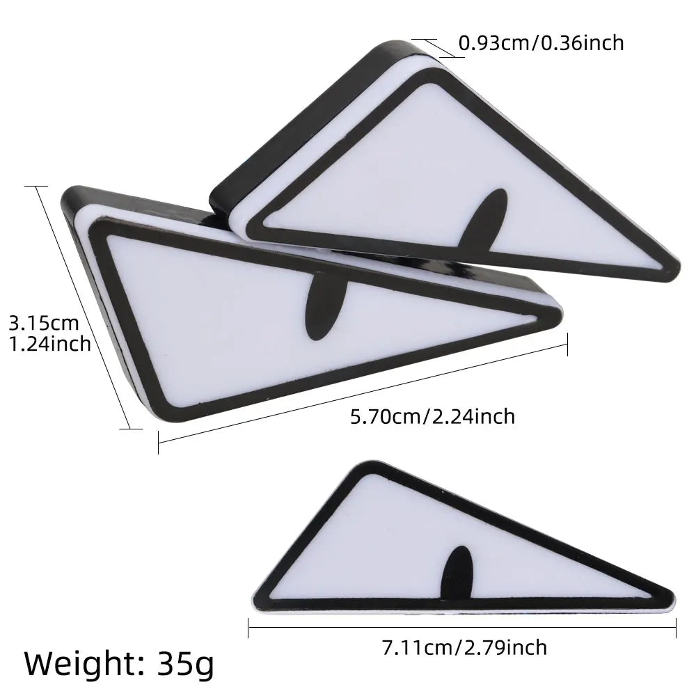 2pcs LED Devil's Eye License plate light Headlight For Car Motorcycl Universal Modified Decoration single light car Accessories