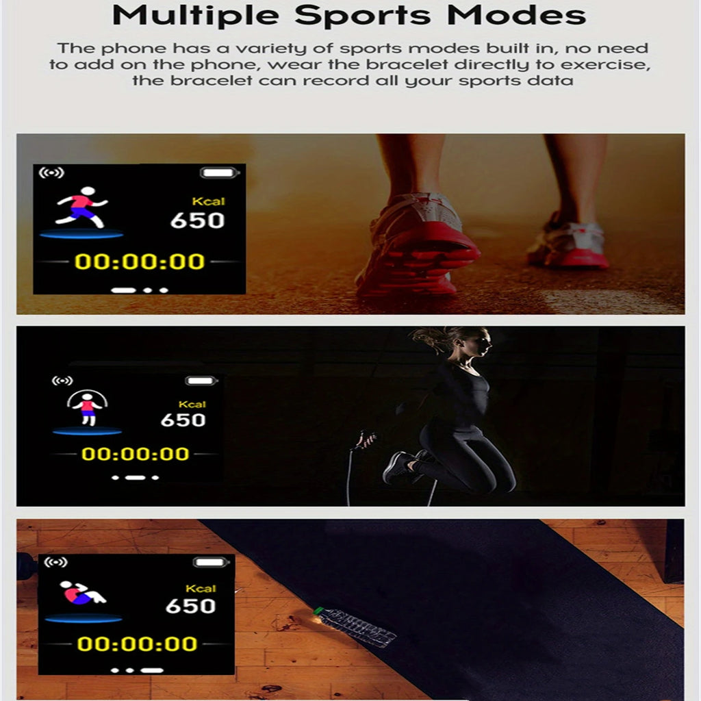 116 Multifunction Smart Watch – Fitness Tracker with Message & Music Control