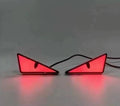 2pcs LED Devil's Eye License plate light Headlight For Car Motorcycl Universal Modified Decoration single light car Accessories