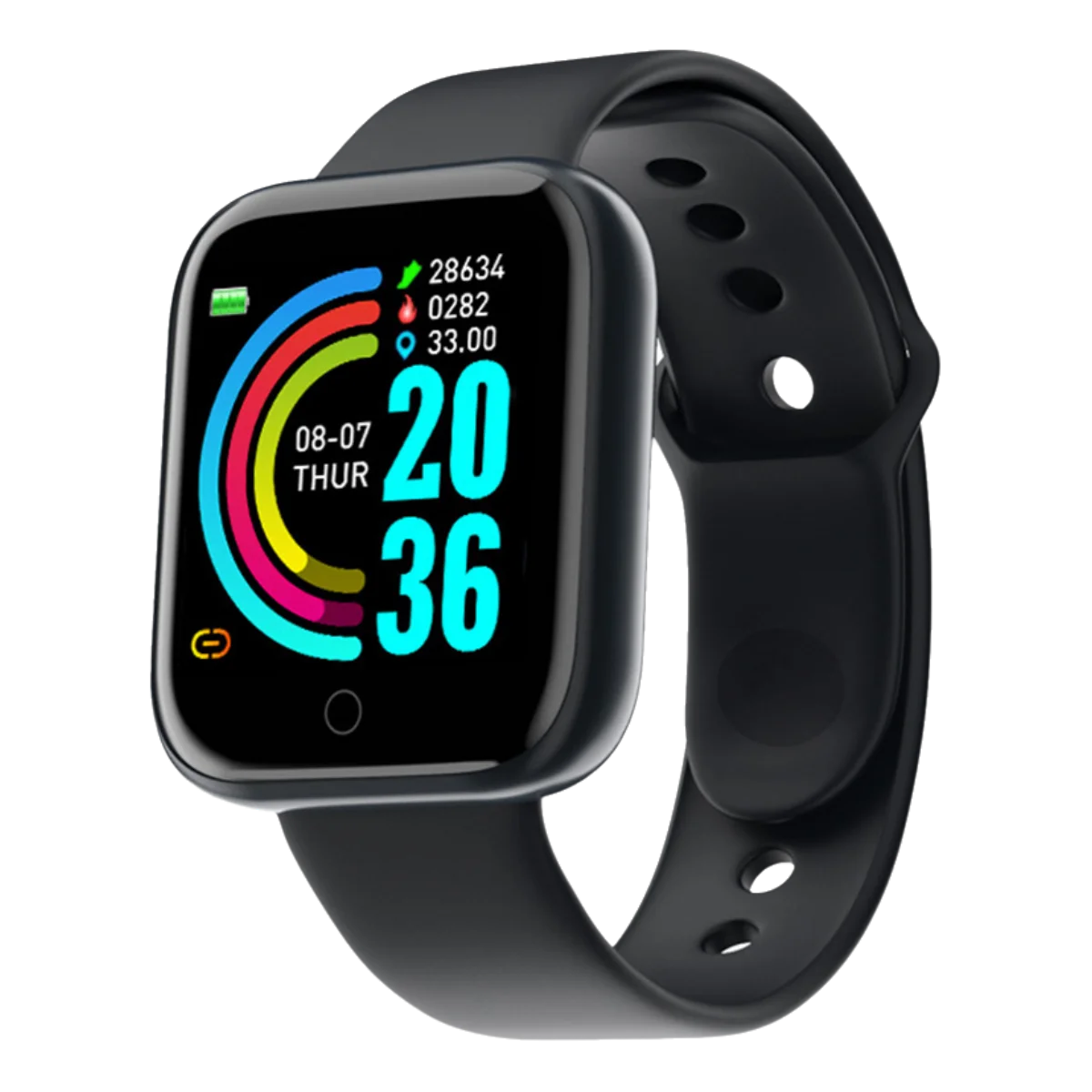 116 Multifunction Smart Watch – Fitness Tracker with Message & Music Control