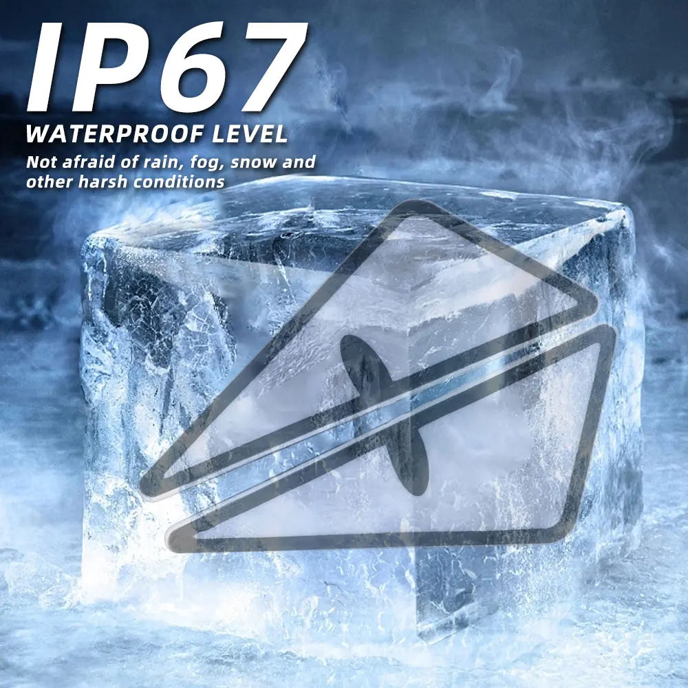 2pcs LED Devil's Eye License plate light Headlight For Car Motorcycl Universal Modified Decoration single light car Accessories