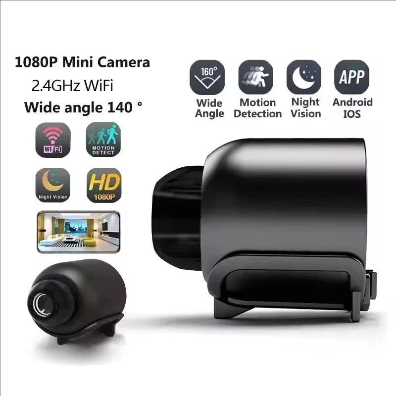 1080P New X5 Mini Camera Night Vision Lightweight Portable Premium Cams Motion Detection Wireless Surveillance Camera