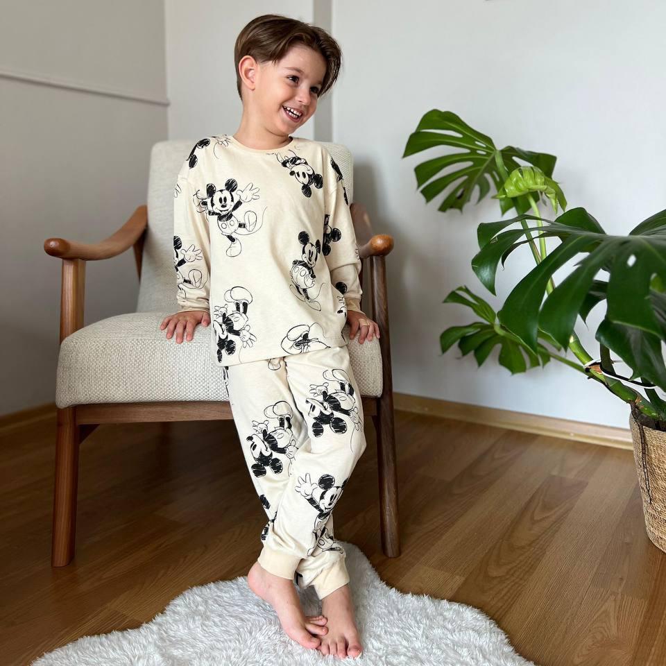 Unisex Mouse Cotton Pyjama Set